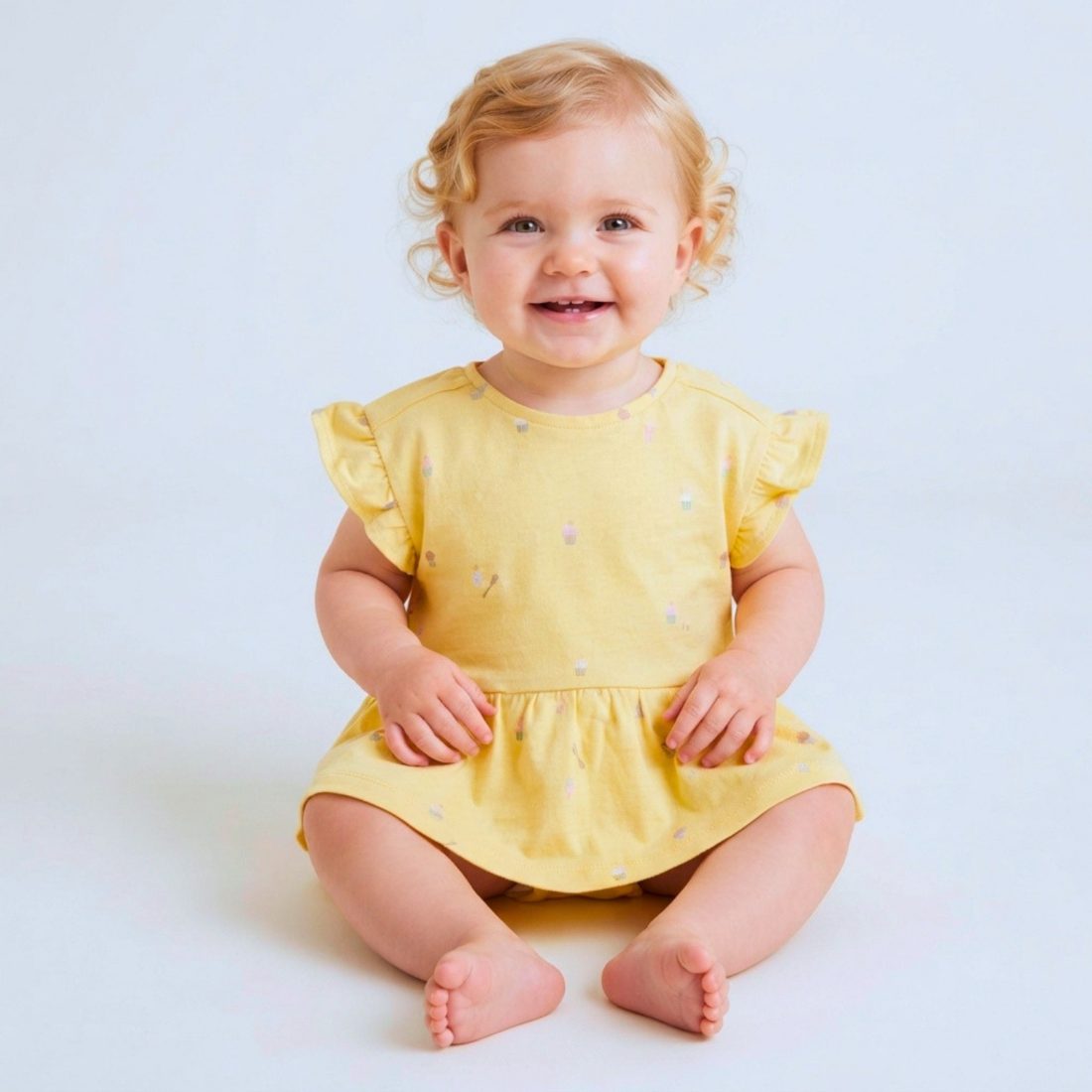 M&S - Girls - Dresses & Frocks (Color: Yellow)