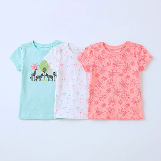 MiniKlub - Girls - Tops & Tees (Color: Multi | 3 Pcs Set)