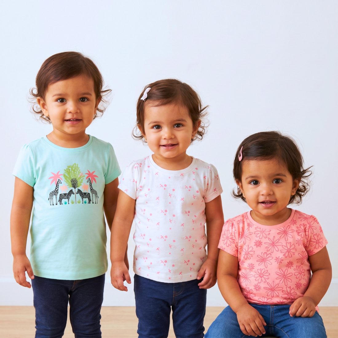 MiniKlub - Girls - Tops & Tees (Color: Multi | 3 Pcs Set)