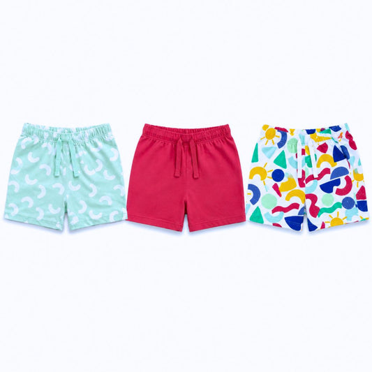 MiniKlub - Boys - Shorts & Bottoms (Color: Multi | 3 Pcs Set)