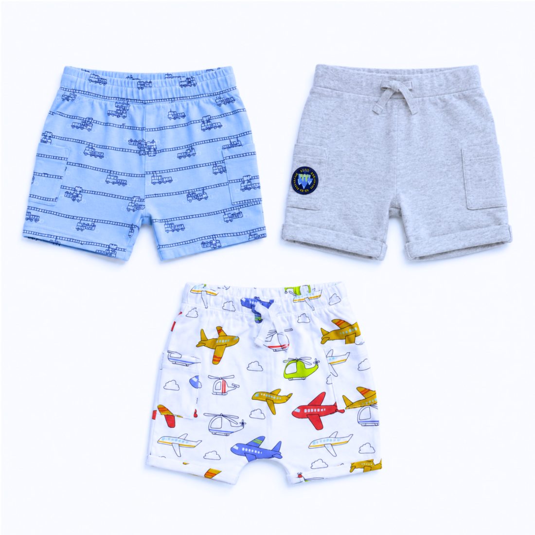MiniKlub - Boys - Shorts & Bottoms (Color: Multi | 3 Pcs Set)